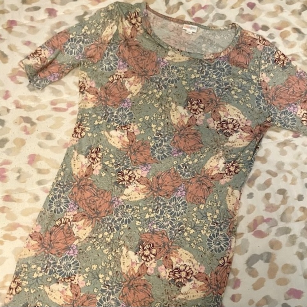LuLaRoe Julia Dress - XL